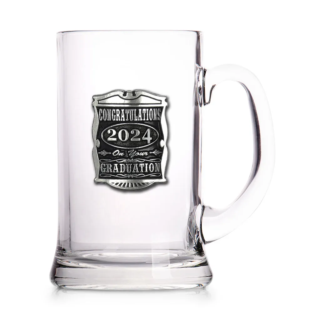 1 Pint Graduation Glass Beer Mug Tankard 2024