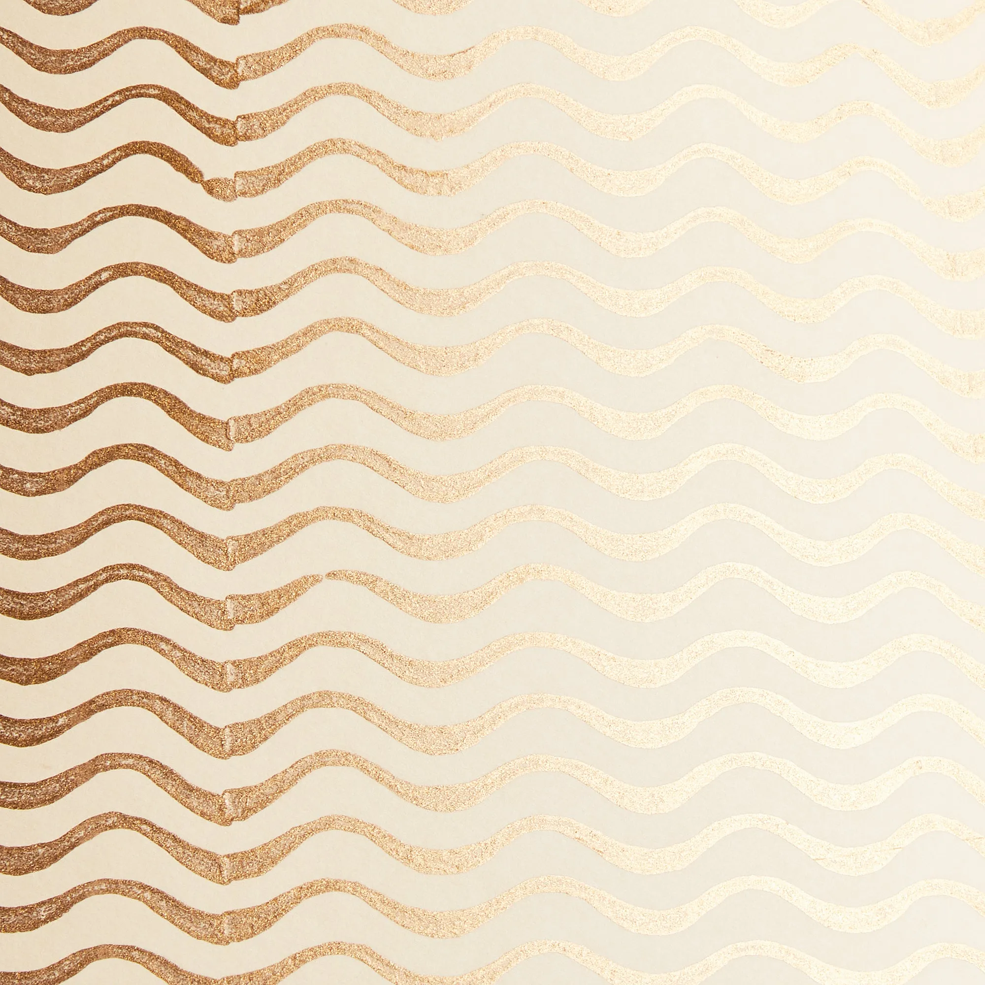 12cm tall tapered shade in gold ripples hand painted card