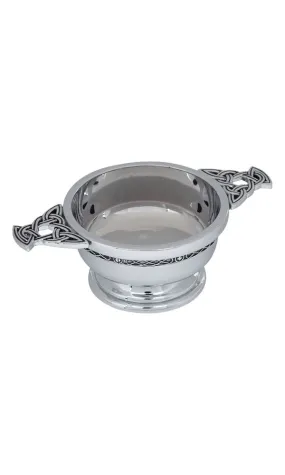 3" Quaich Bowl - Chrome Plated