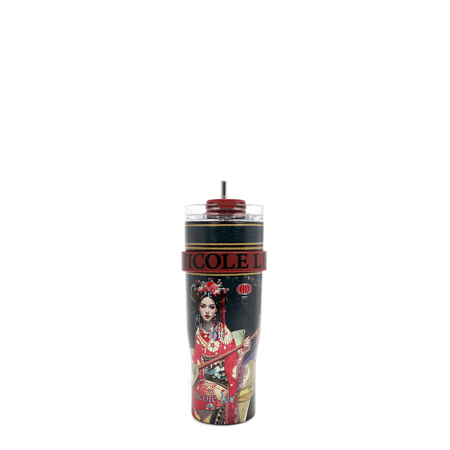 40 OZ PRINT TUMBLER WITH HANDLE