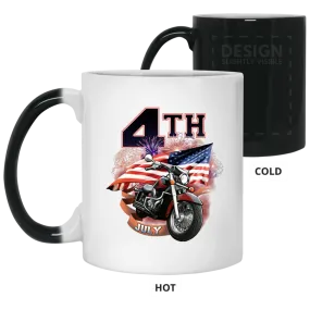 4th of July Color Changing Mug 11 oz.