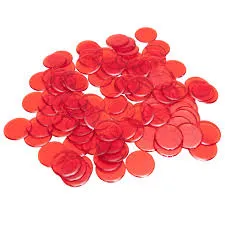 7/8" Plastic Bingo Chips