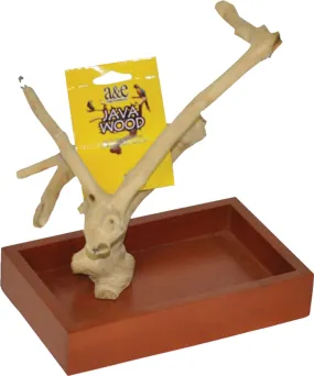 A&e Cage Company - Java Wood Table Top Bird Play Stand