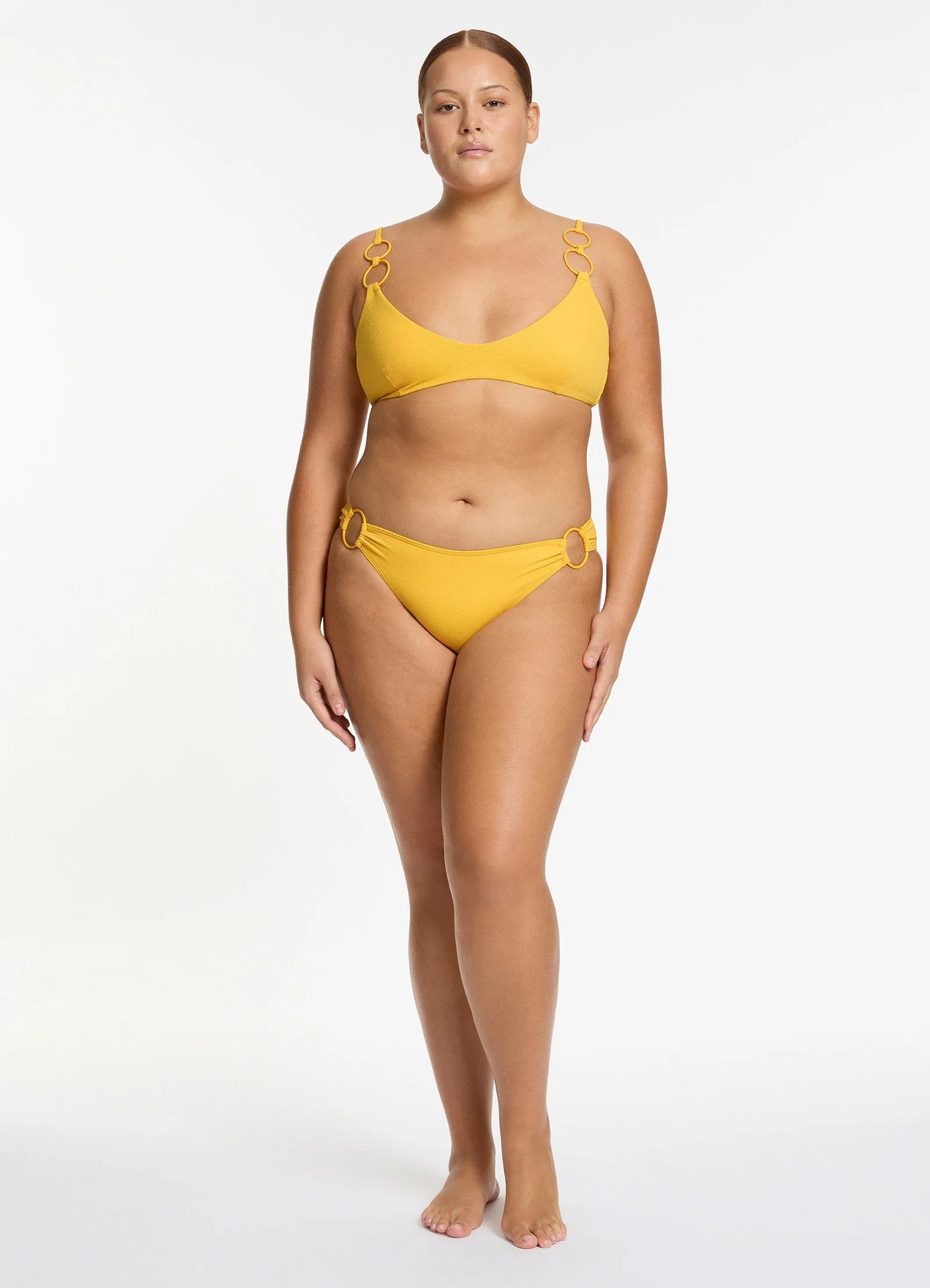 Alessia Bralette Bikini Top - Sunflower