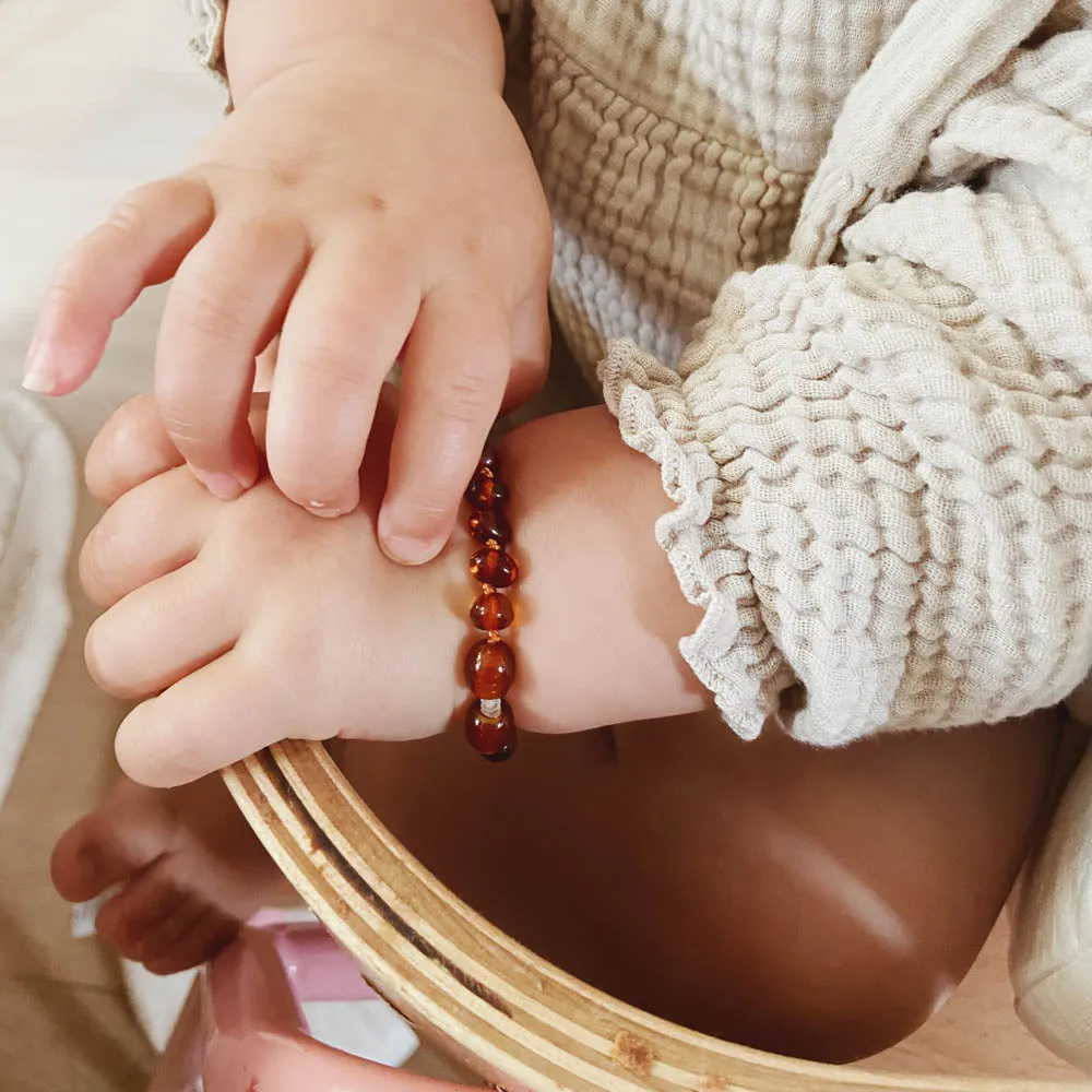 Amber bracelet - Baby - 12 cm