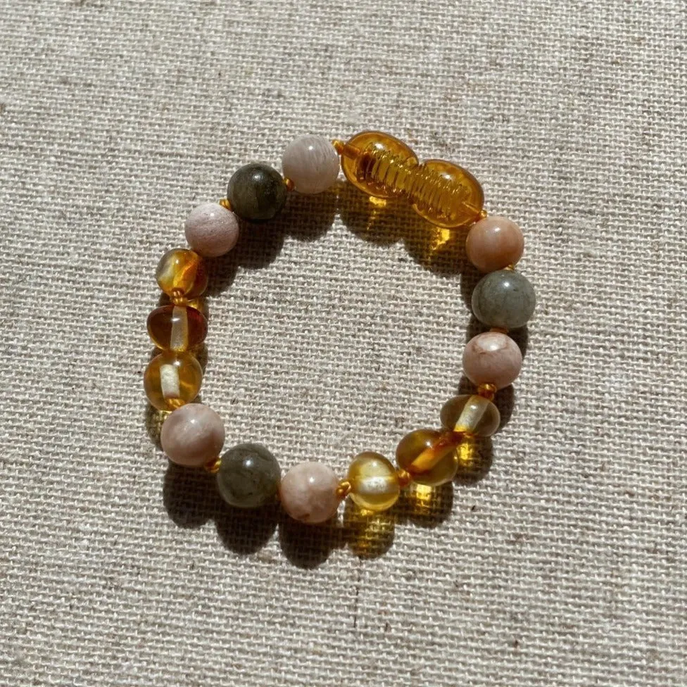 Amber bracelet - Baby - 12 cm