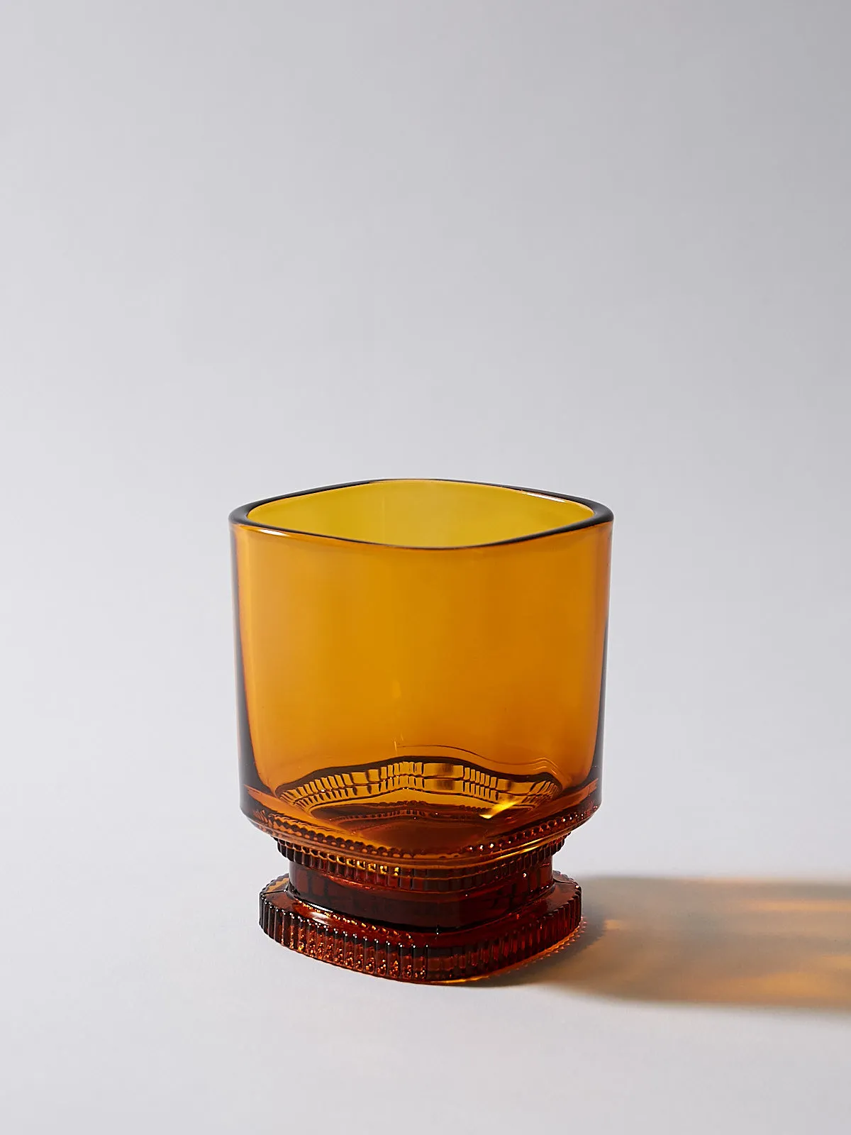 Amber Glass Cup