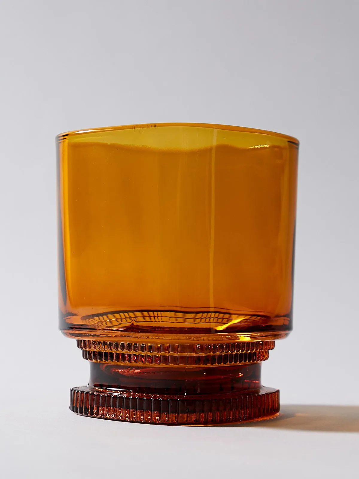 Amber Glass Cup