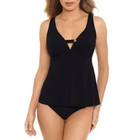 AMORESSA BY MIRACLESUIT Discotheque Liza Swing Beach Swim Tankini Top