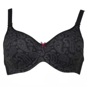 Anita Underwired Nursing T-Shirt Bra Black