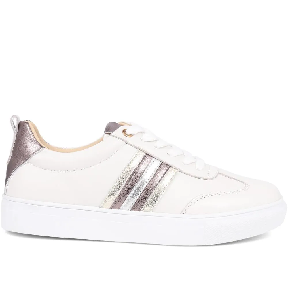 Aspyn Leather Trainers  - ASPYN / 325 132