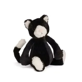 Bashful Black & White Kitten Jellycat, Small