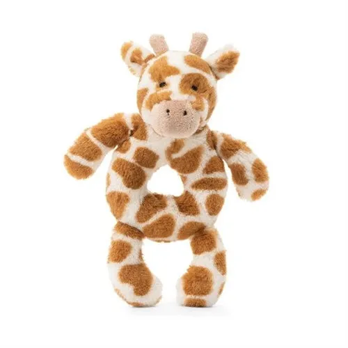 Bashful Giraffe Jellycat Rattle