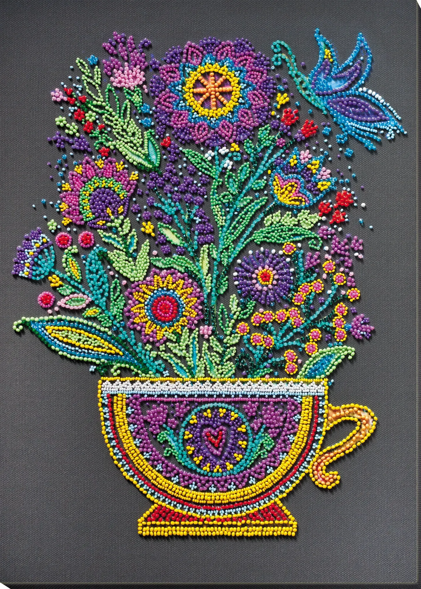 Bead Embroidery Kit - Cup of happiness