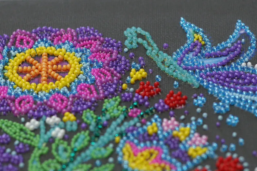 Bead Embroidery Kit - Cup of happiness