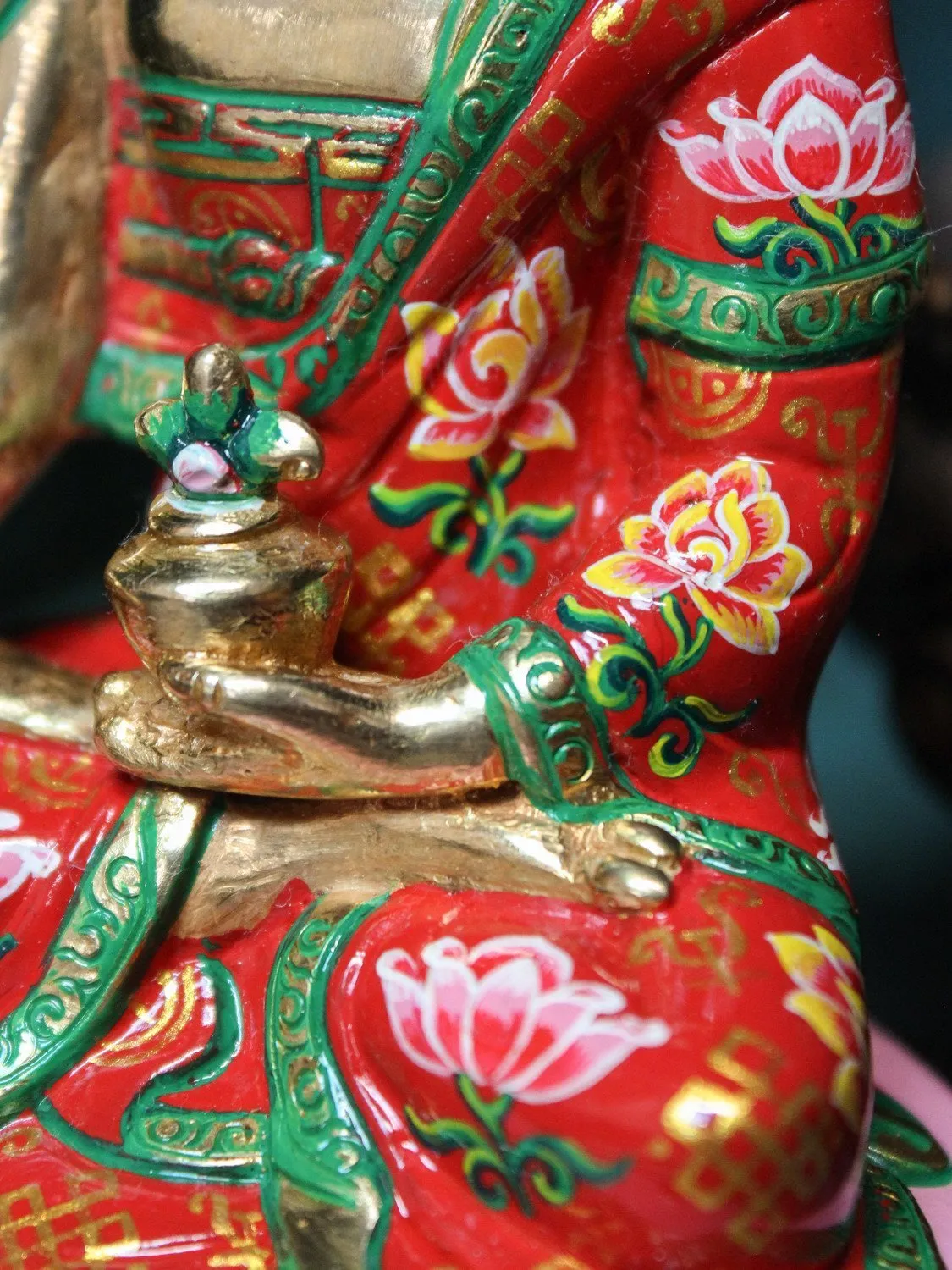 Beautiful Hand Painted Medicine Buddha Statue