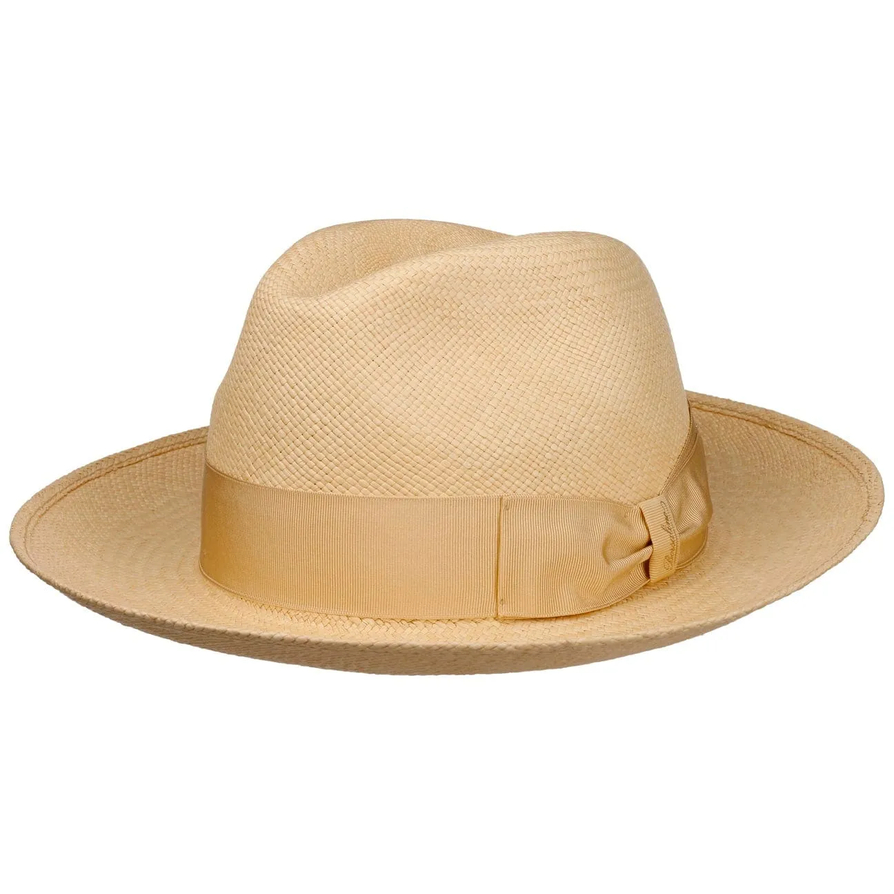 Big Brim Fedora Straw Hat by Borsalino