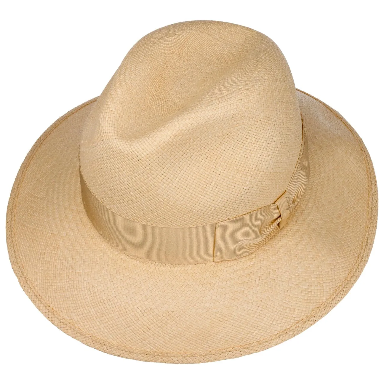 Big Brim Fedora Straw Hat by Borsalino