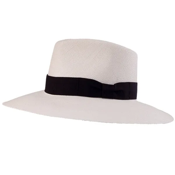 Bigalli - Australian Panama Hat with Black Ribbon