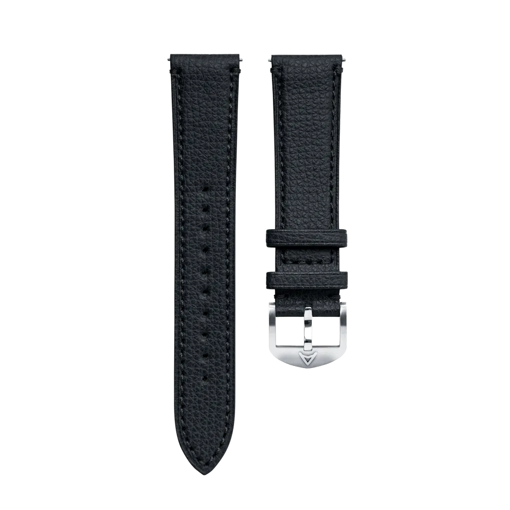 Black Granolo Leather Strap