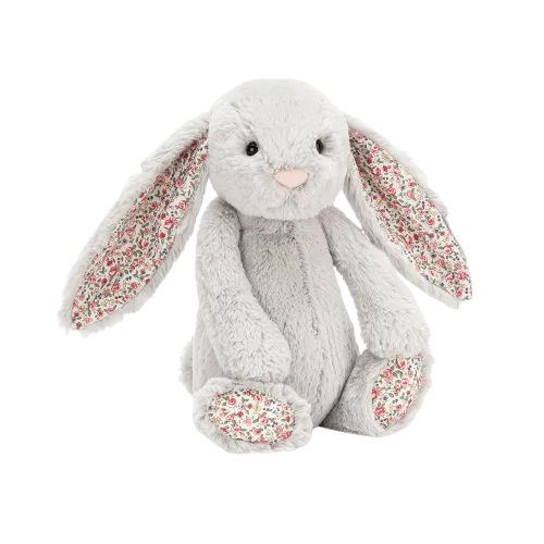 Blossom Silver Bunny Jellycat, Medium