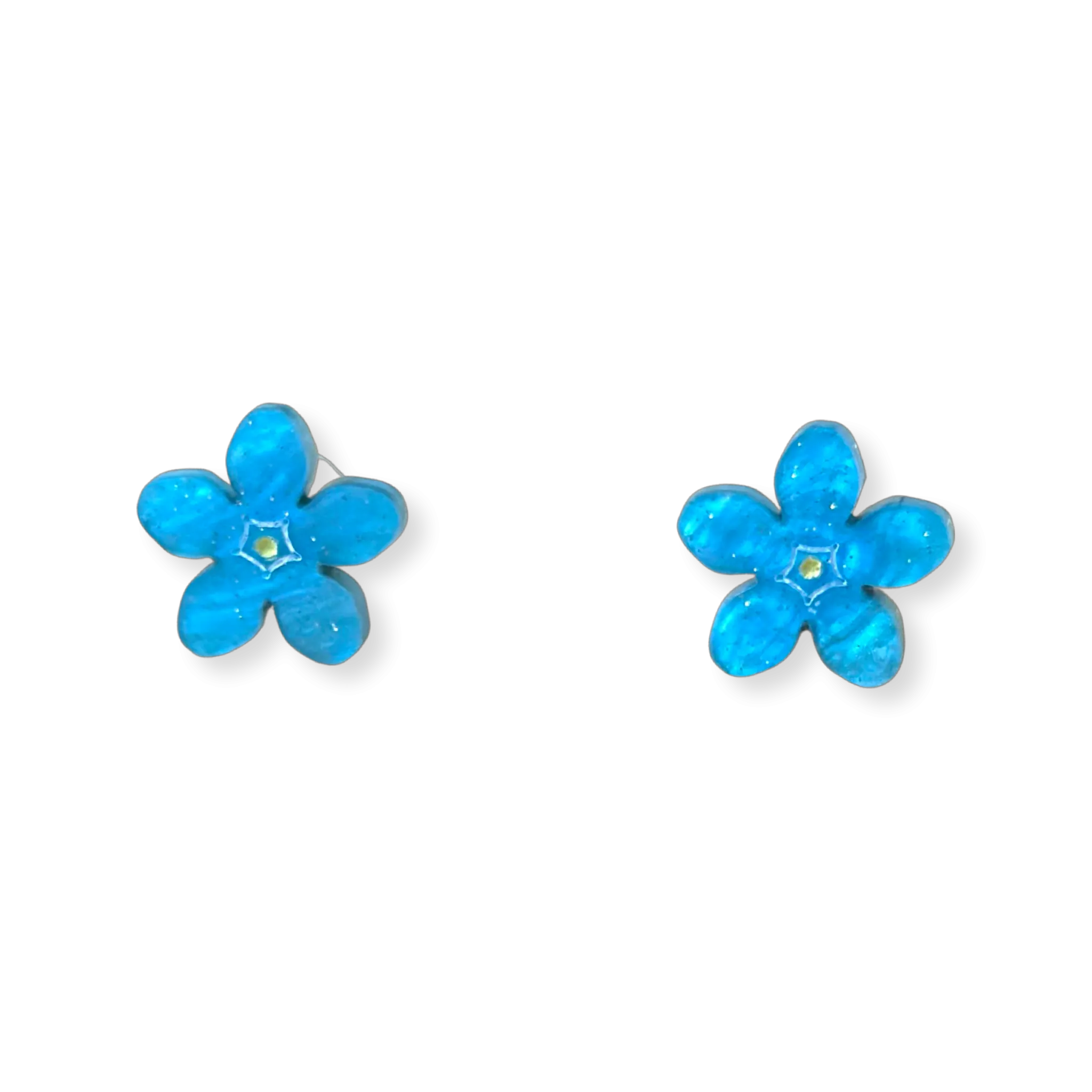 Blue Forget-Me-Nots - stud