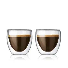 Bodum Pavina 2 Oz Espresso / Shot Glass, 2 /Box