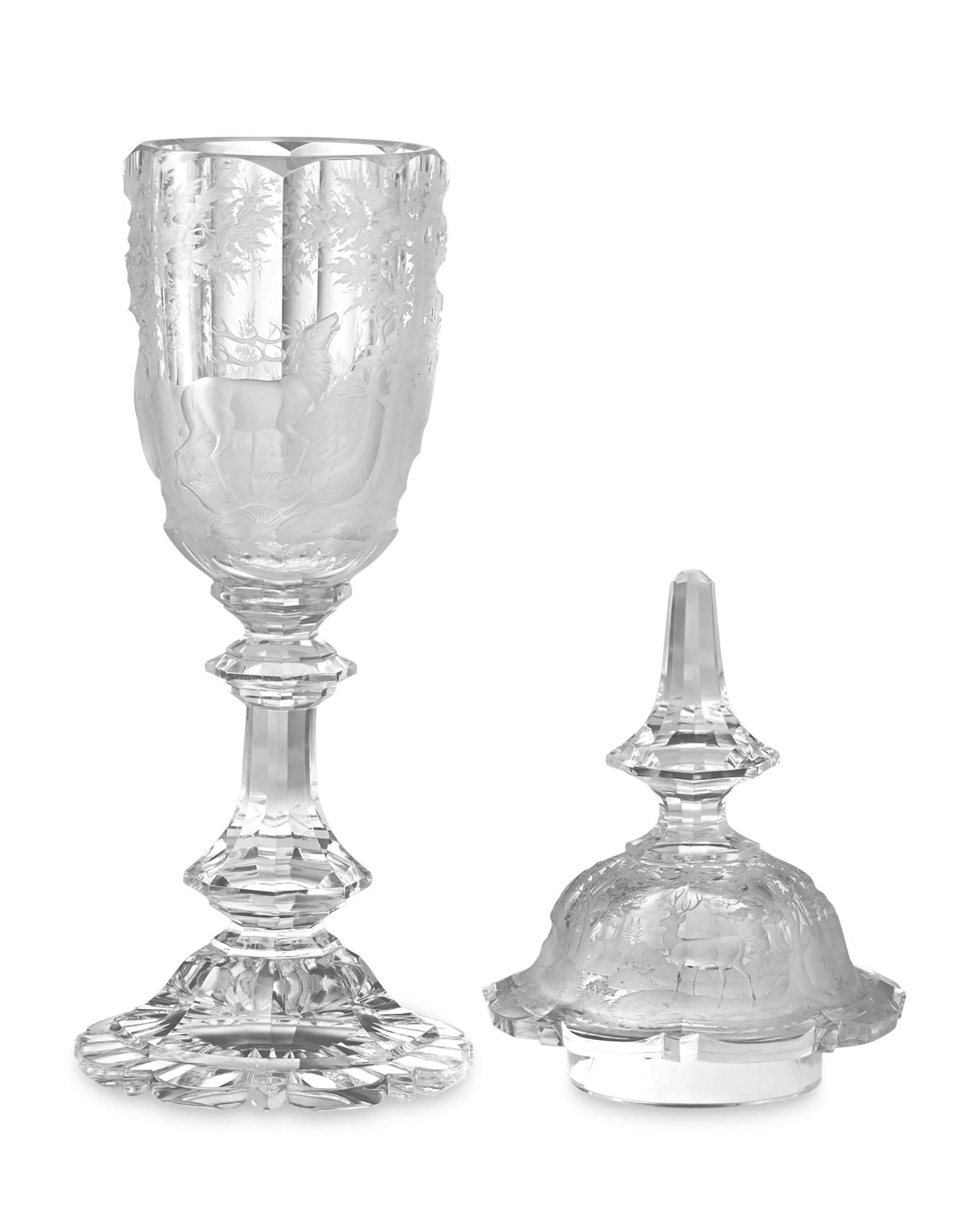 Bohemian Crystal Goblet