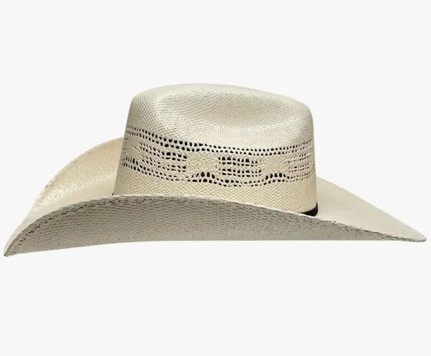 Bozeman Cream Straw Cattleman Cowboy Hat