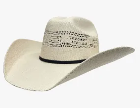 Bozeman Cream Straw Cattleman Cowboy Hat