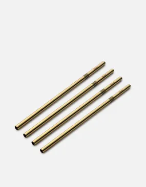 Brass Straw Set