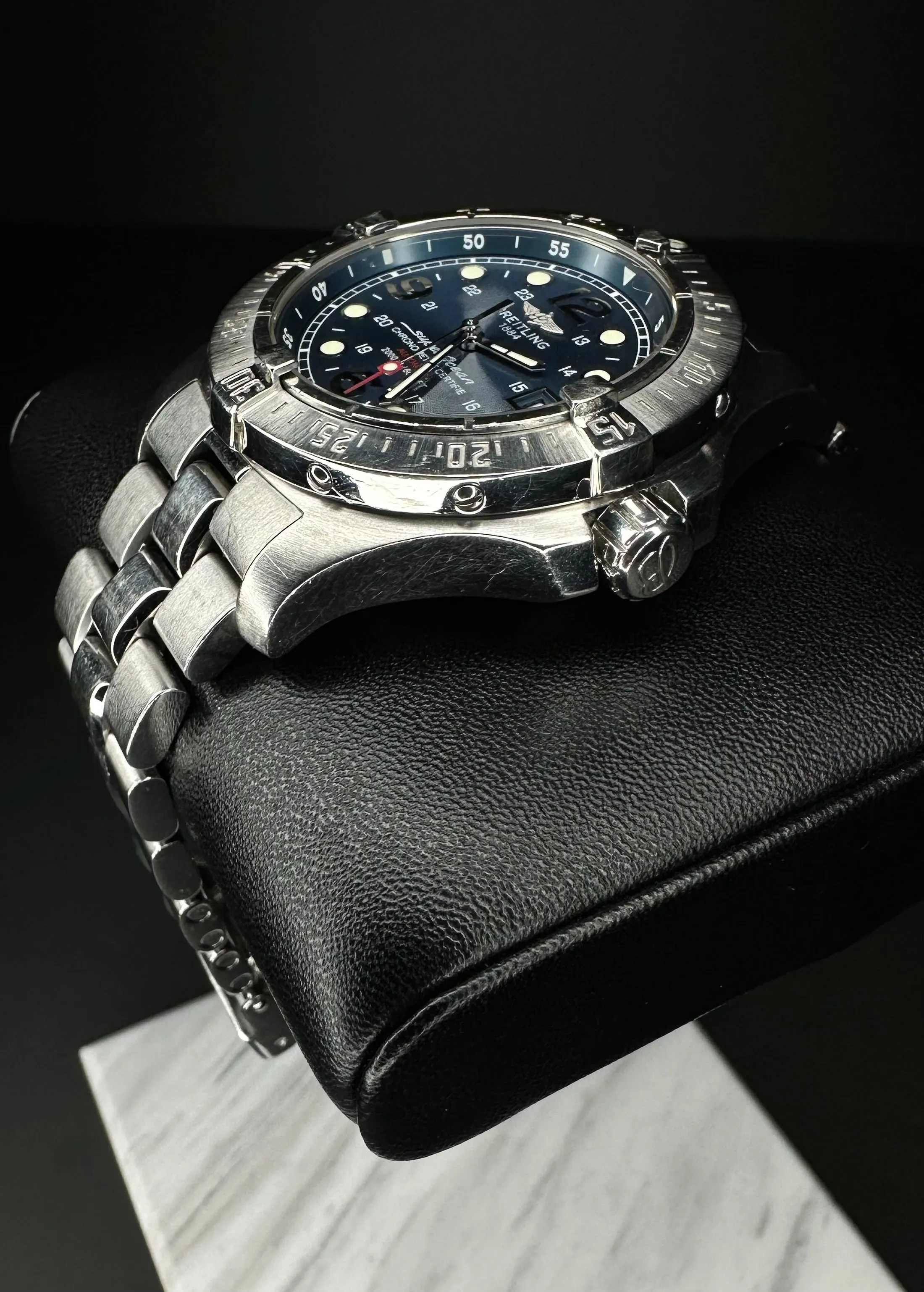 Breitling SuperOcean SteelFish A1739010/C666 - Blue Dial Men's Watch 2006