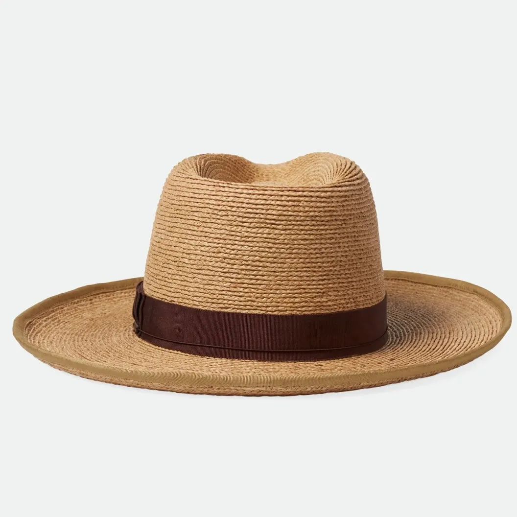 Brixton - Reno Fedora -Straw - Tan - XS