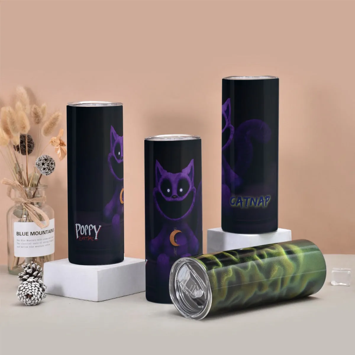 Catnap Tumbler with twinkle surface  20oz