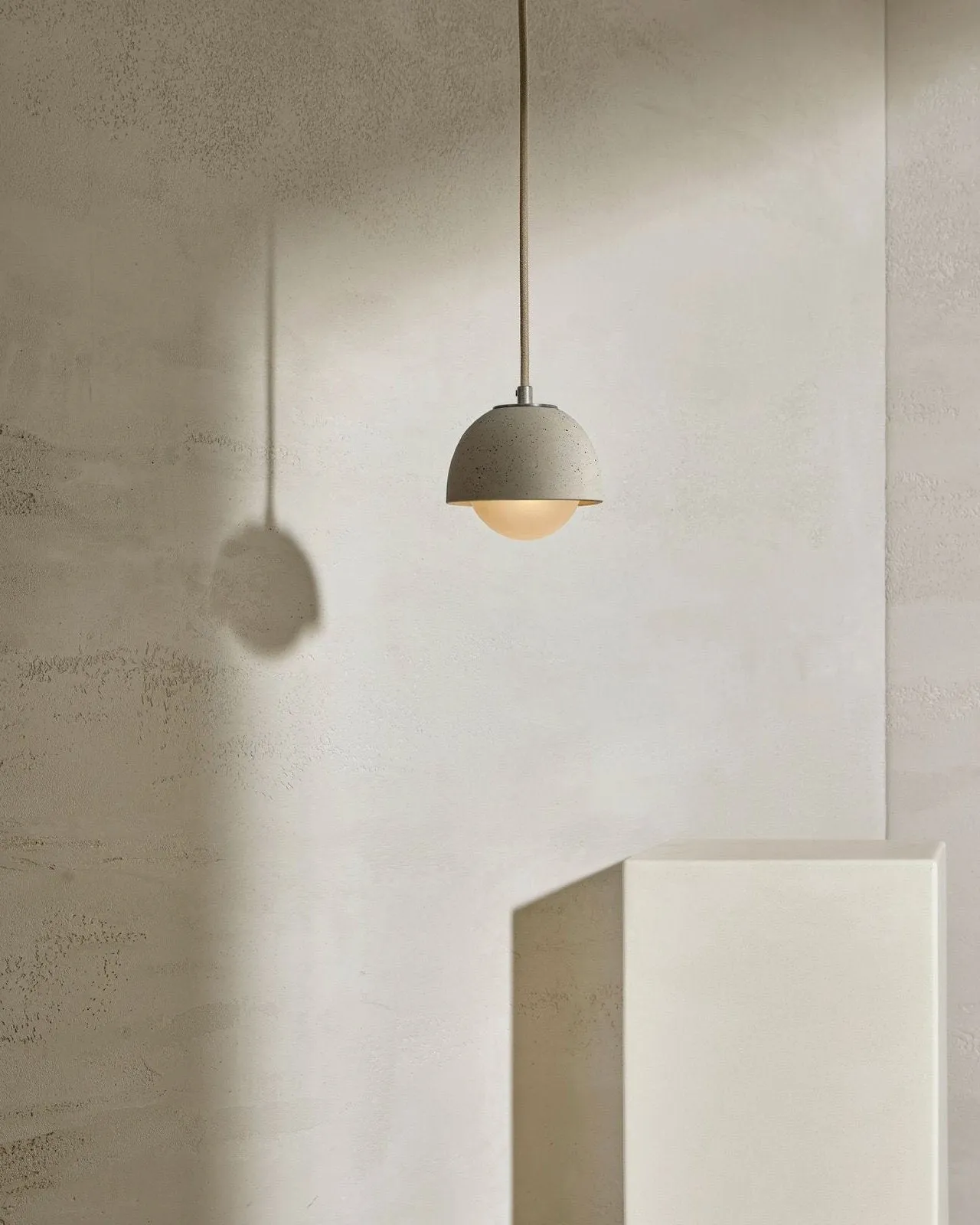 Ceramic Bowl Suspended Pendant | Terra