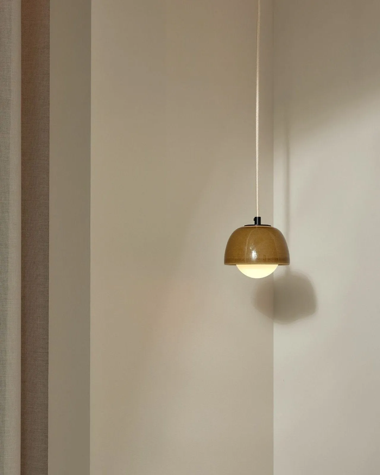 Ceramic Bowl Suspended Pendant | Terra