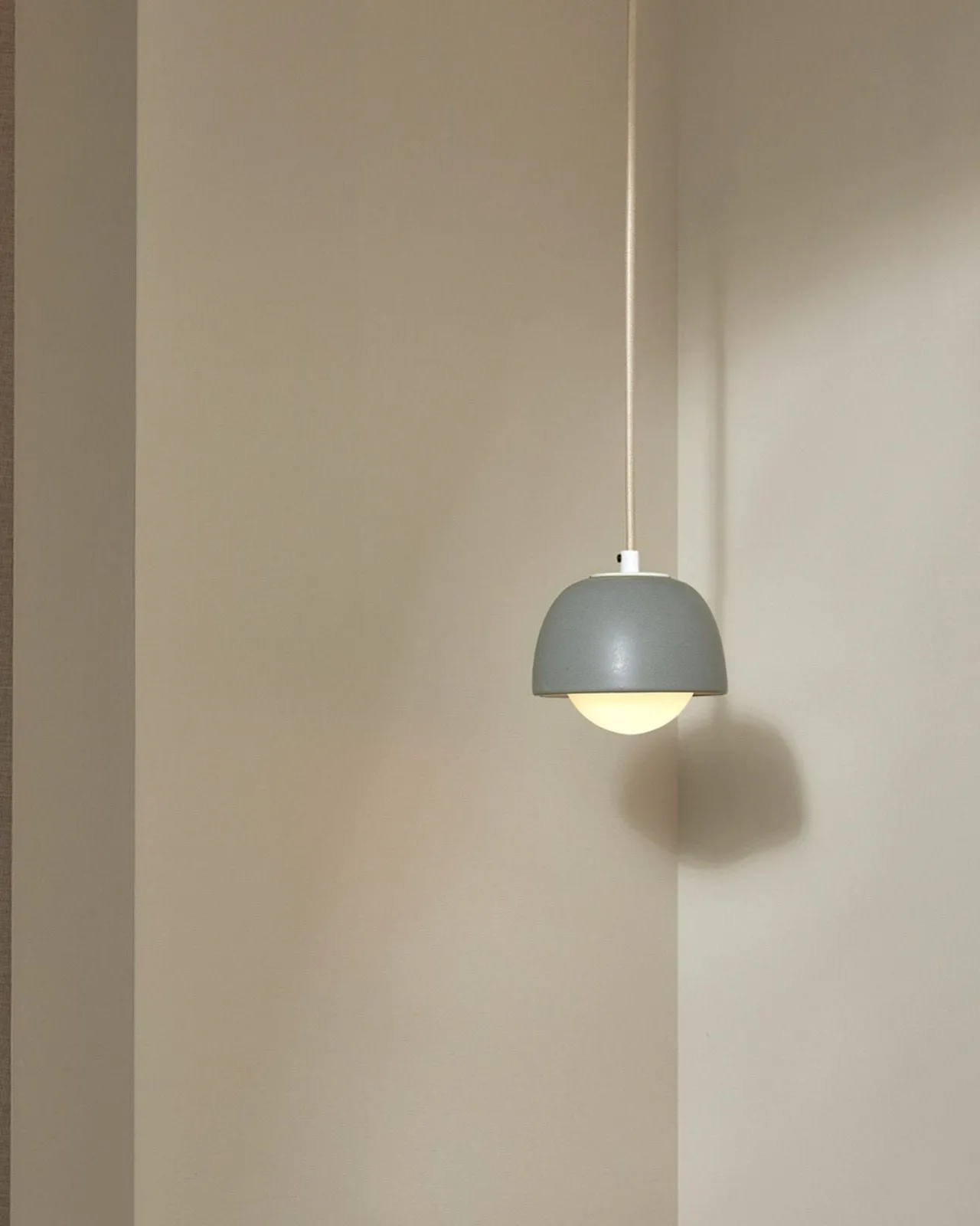 Ceramic Bowl Suspended Pendant | Terra