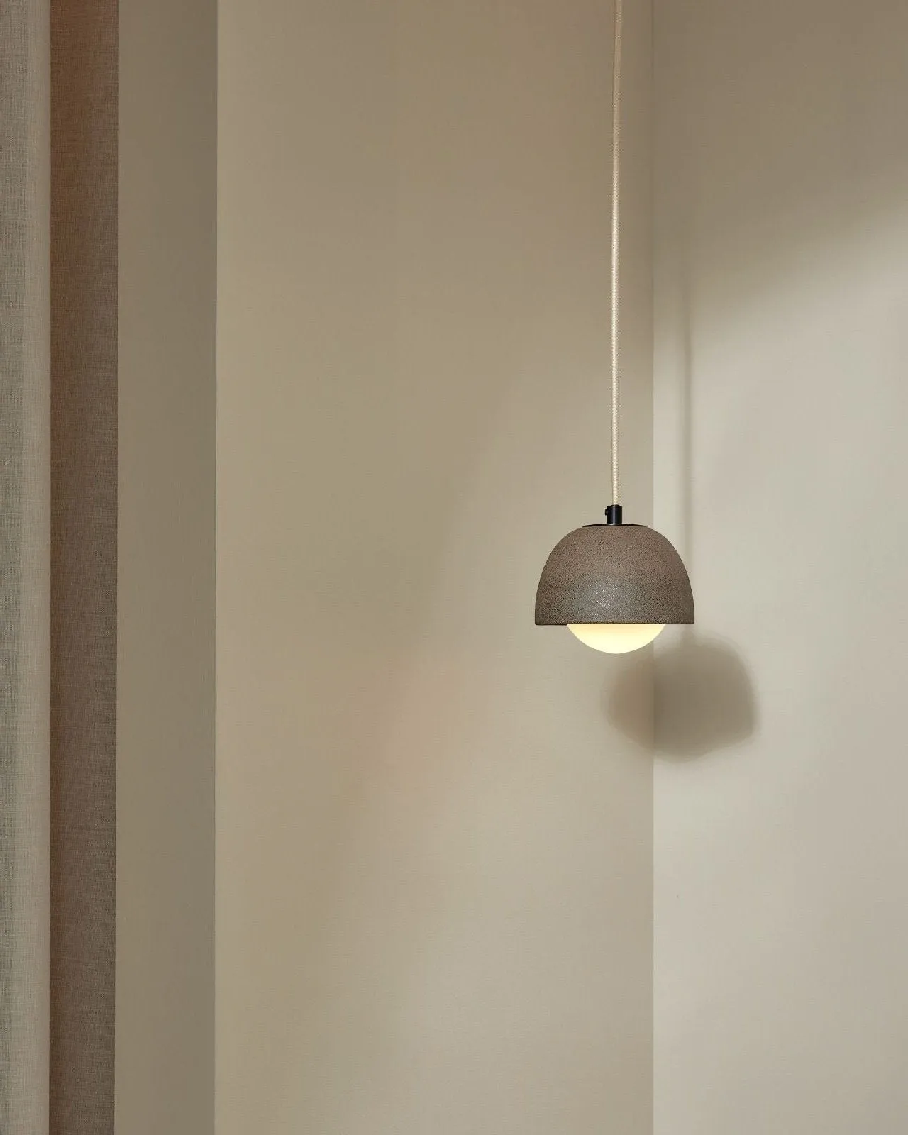 Ceramic Bowl Suspended Pendant | Terra