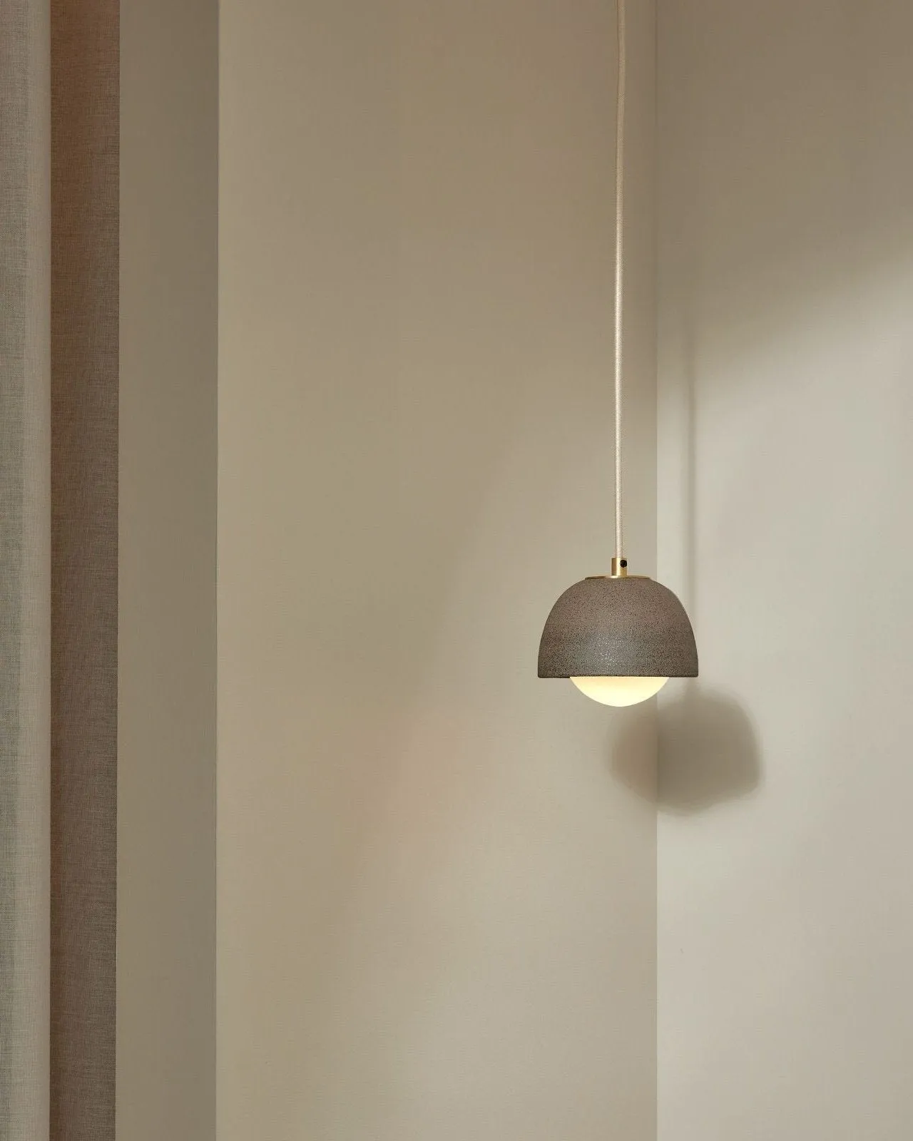 Ceramic Bowl Suspended Pendant | Terra