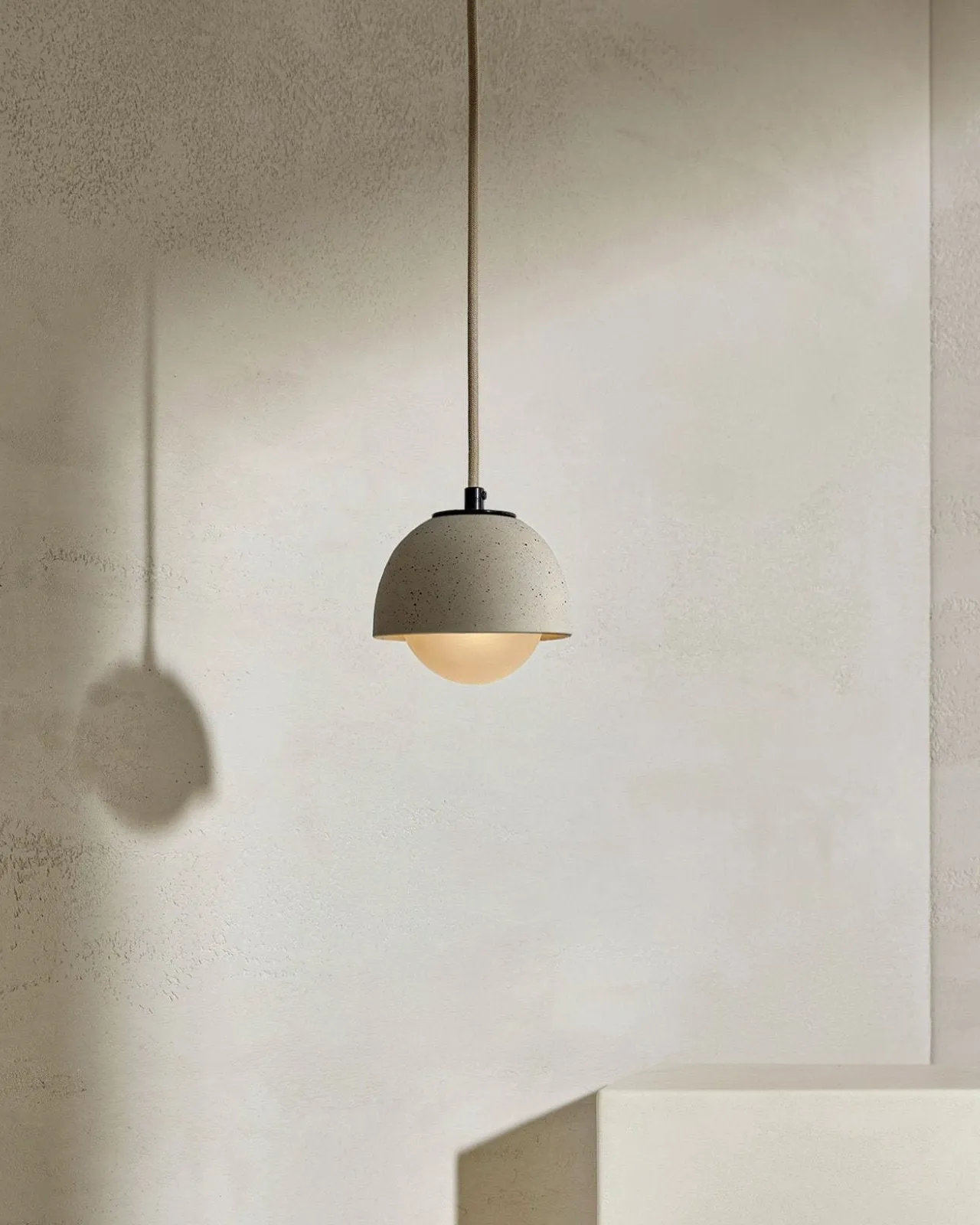 Ceramic Bowl Suspended Pendant | Terra