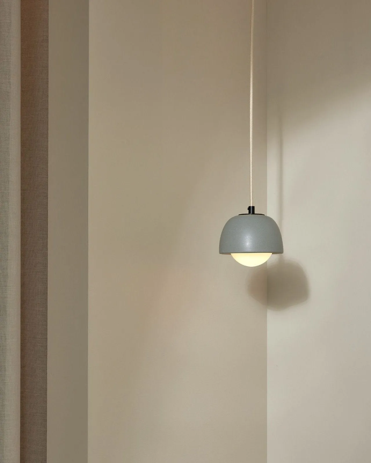 Ceramic Bowl Suspended Pendant | Terra