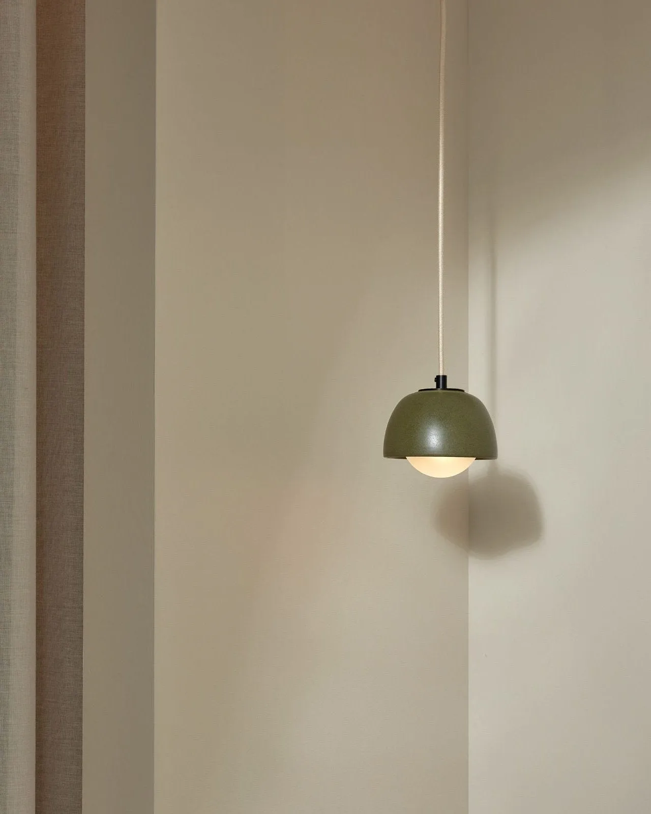 Ceramic Bowl Suspended Pendant | Terra