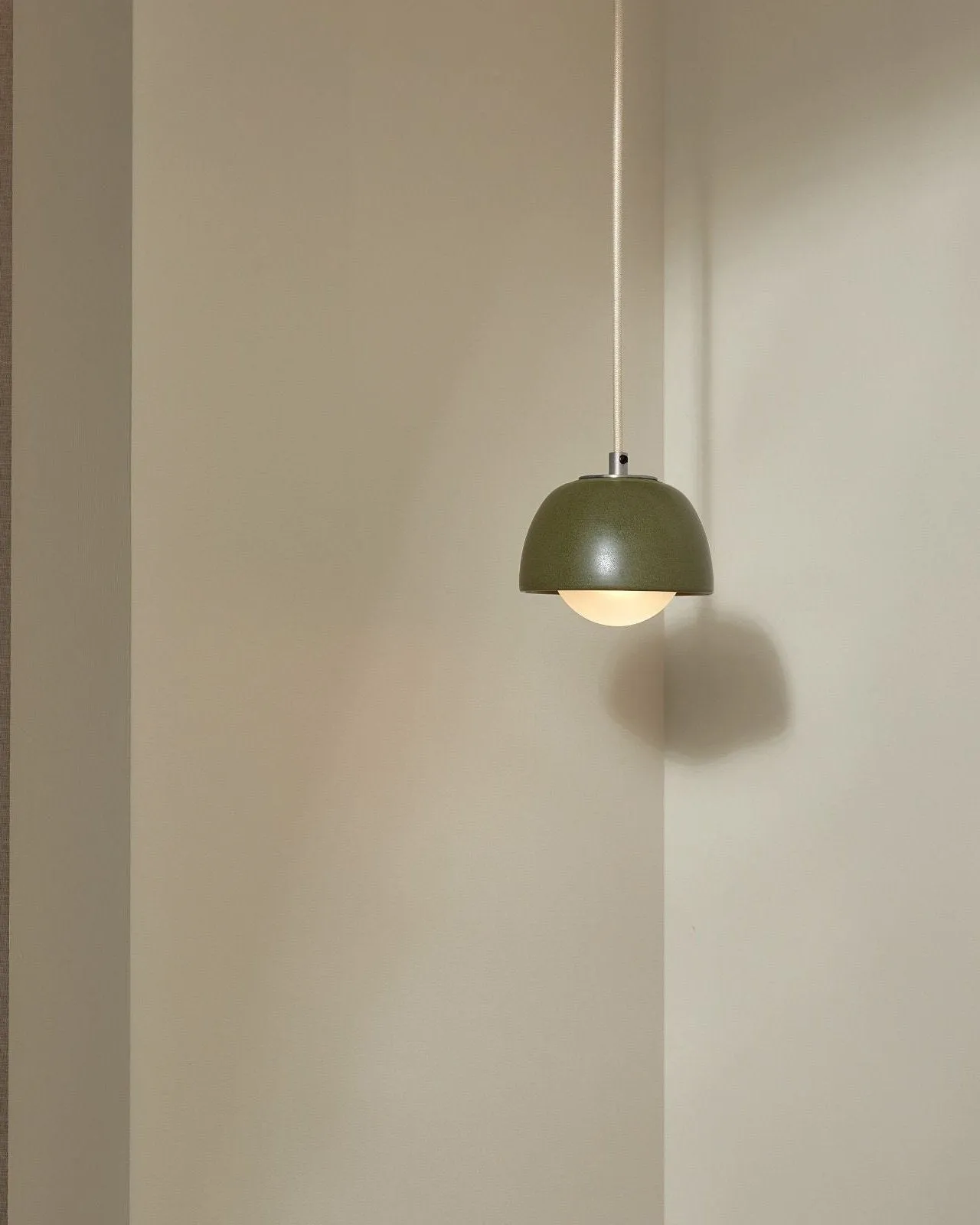 Ceramic Bowl Suspended Pendant | Terra