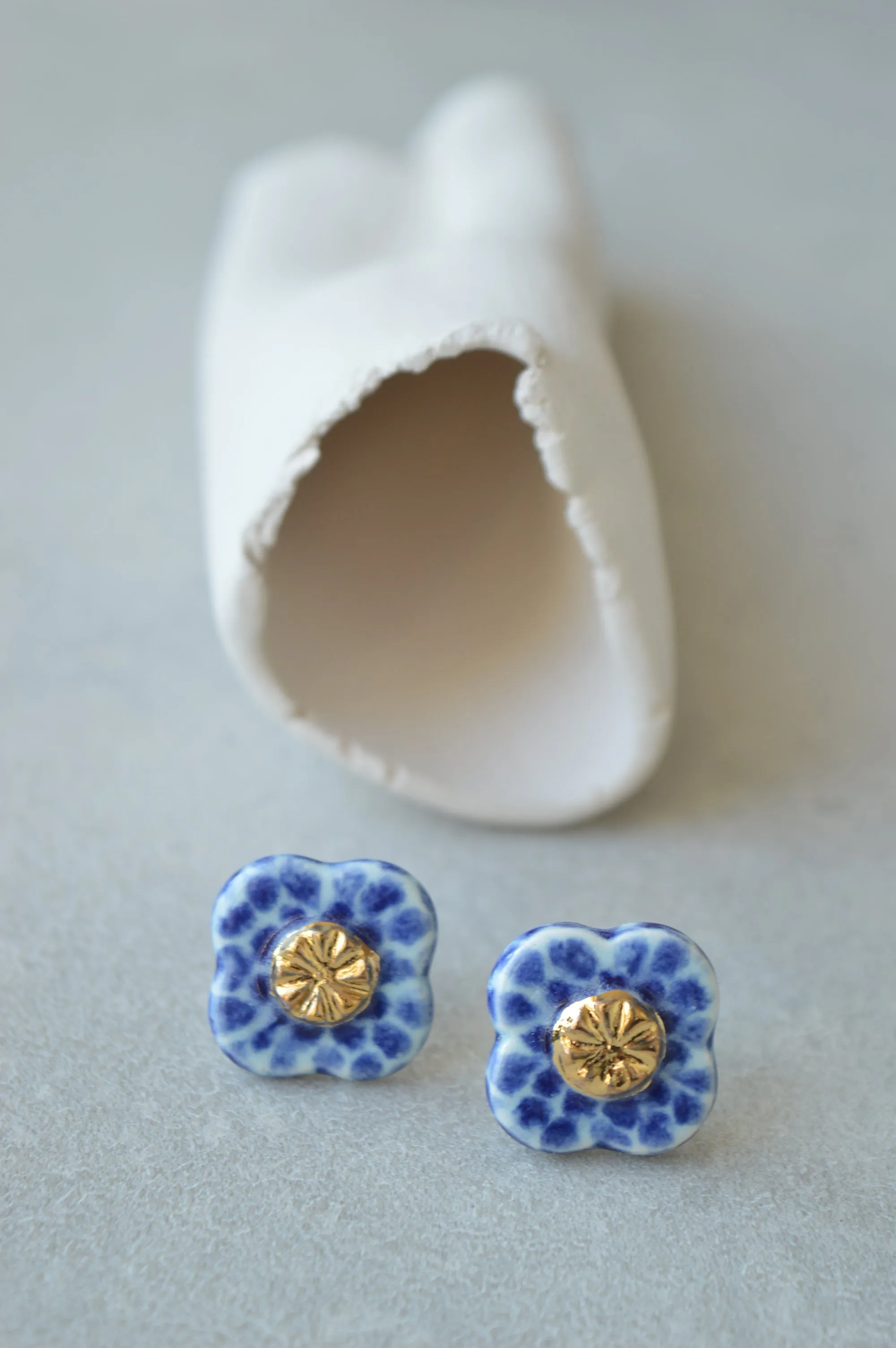 Ceramic earrings No. 63