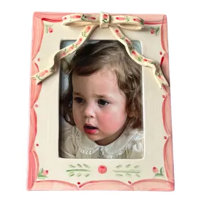 Ceramic Frame - Pink Bow