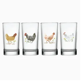 Chickens Mini Juice Glass