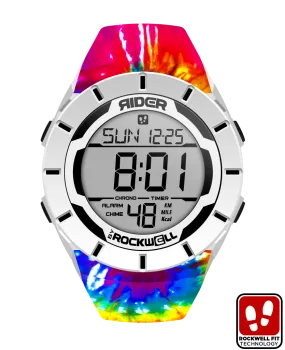 Coliseum Fit™ Samadelic Tie-Dye Edition (White/Black) Watch