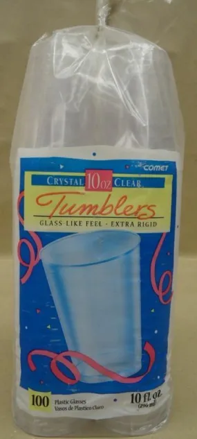 Comet Crystal Clear Tumbler Cups