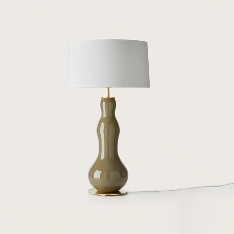 Contoured Moss Table Lamp