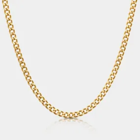 Cuban Chain Necklace Gold (6mm)